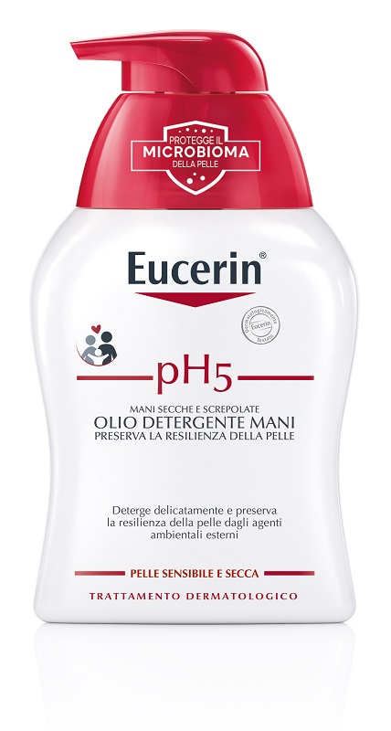EUCERIN PH5 OLIO DETERGENTE MANI SECCHE E SCREPOLATE 250 ML - Metafarm