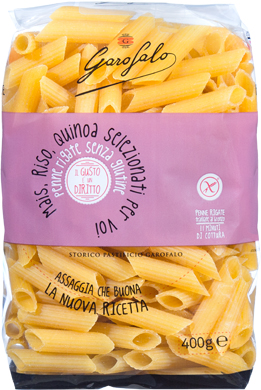 GAROFALO PENNE RIGATE SENZA GLUTINE 400 G - Metafarm