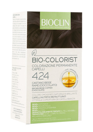 BIOCLIN BIO COLORIST 4,24 CASTANO BEIGE RAME CIOCCOLATO - Metafarm