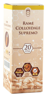 RAME COLLOIDALE SUPREMO 20PPM 100 ML - Metafarm
