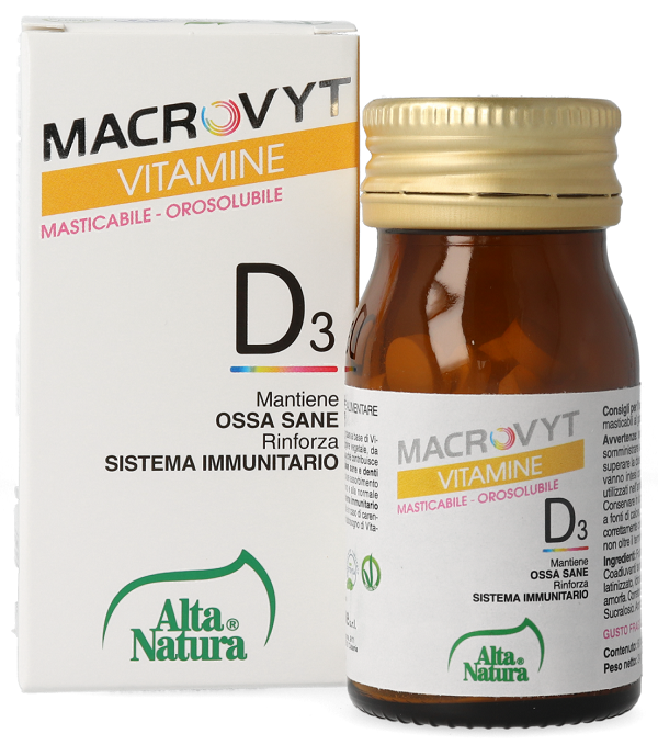 MACROVYT VITAMINA D3 VEG 60 COMPRESSE OROSOLUBILI - Metafarm