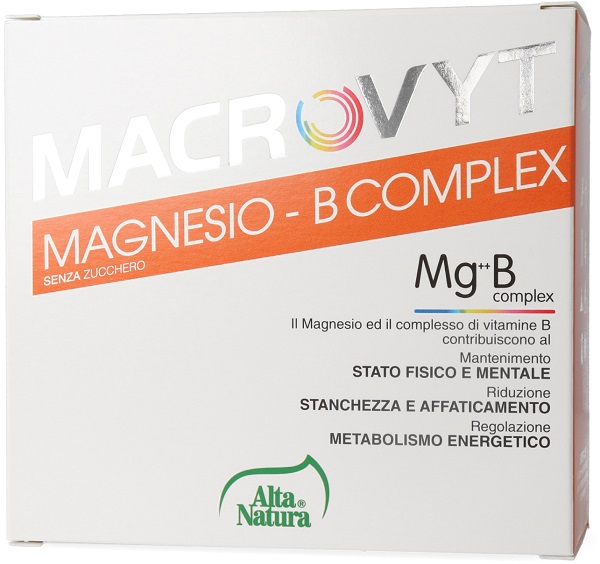 MACROVYT MAGNESIO B COMPLEX 18 BUSTINE - Metafarm
