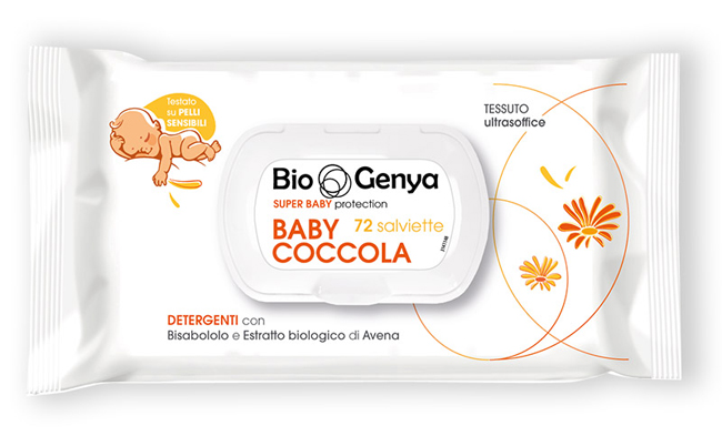BIOGENYA SUPER BABY PROTECTION 72 SALVIETTE BABY COCCOLA DETERGENTI - Metafarm