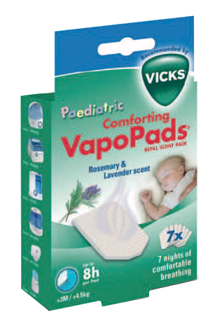 VICKS VAPOPADS ROSEMARY & LAVENDER SCENTE 7 PEZZI - Metafarm