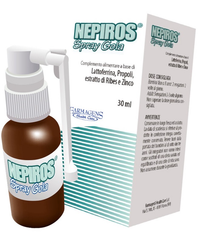 NEPIROS SPRAY GOLA 30 ML NUOVA FORMULA - Metafarm