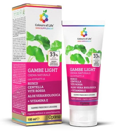 COLOURS OF LIFE SKIN SUPPLEMENT GAMBE LIGHT CREMA 100 ML - Metafarm