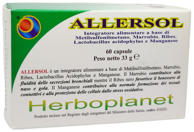 ALLERSOL 60 CAPSULE - Metafarm