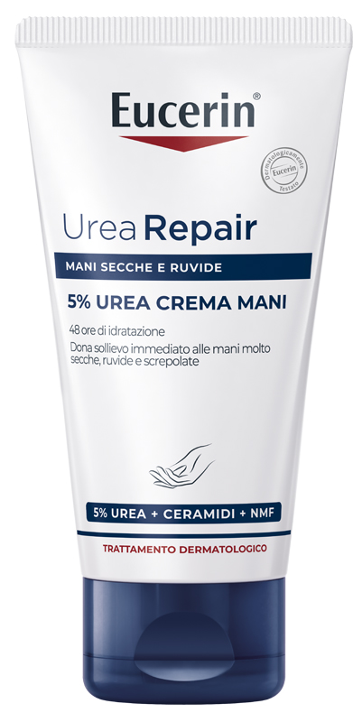 EUCERIN UREAREPAIR CREMA MANI 5% 75 ML - Metafarm