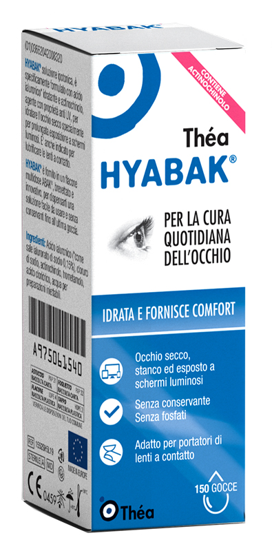 HYABAK SOLUZIONE OFTALMICA 5 ML - Metafarm