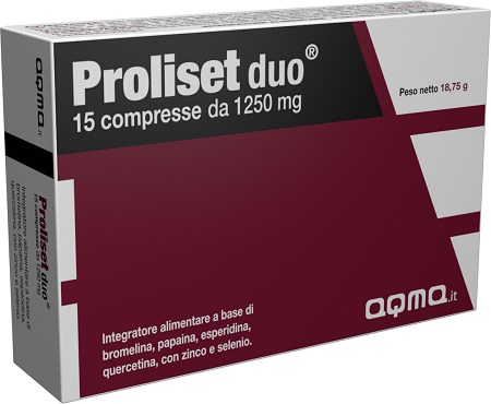 PROLISET DUO 15 COMPRESSE - Metafarm