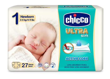 CHICCO PANNOLINO ULTRA CHICCHO NEWBORN 27 X 10 - Metafarm