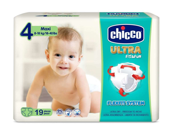 CHICCO PANNOLINO ULTRA CHICCHO MAXI 19 X 10 - Metafarm