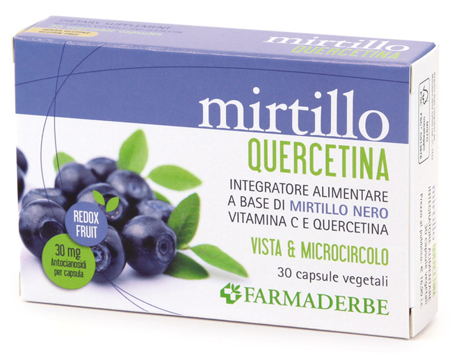 MIRTILLO QUERCETINA 30 CAPSULE VEGETALI - Metafarm