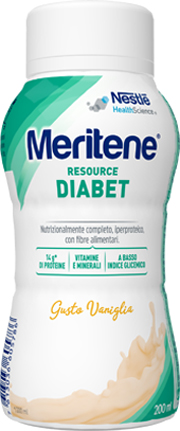 MERITENE RESOURCE DIABET VANIGLIA ALIMENTO IPERPROTEICO 28 VITAMINE E MINERALI 200 ML - Metafarm