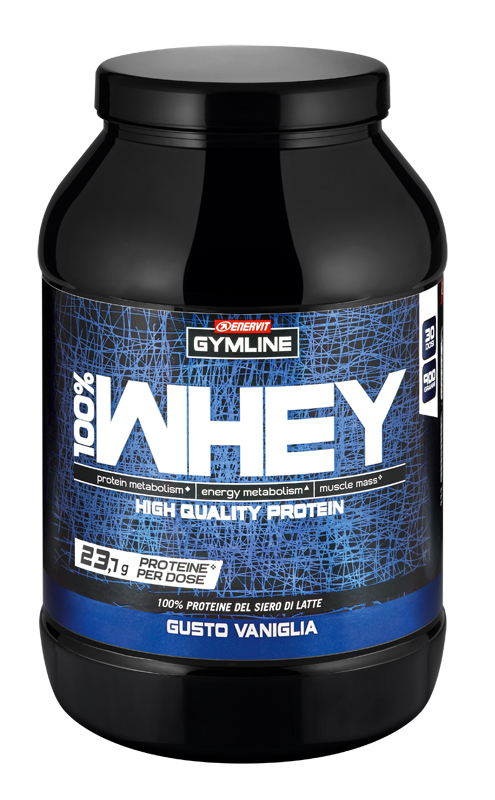 GYMLINE 100% WHEY CONCENTRATE VANIGLIA 900 G - Metafarm