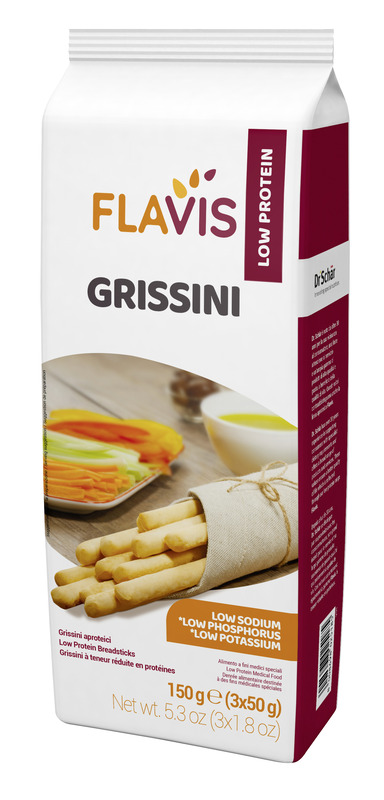 FLAVIS GRISSINI APROTEICI 3 PORZIONI DA 50 G - Metafarm