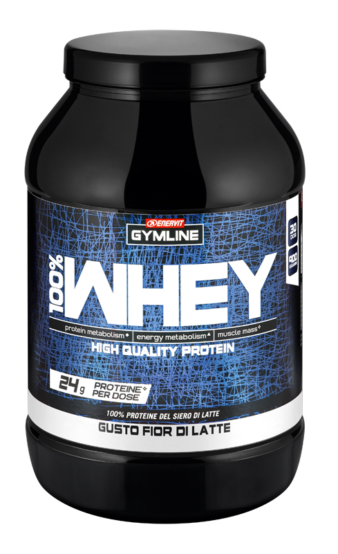 GYMLINE 100% WHEY CONCENTRATE LATTE 900 G - Metafarm