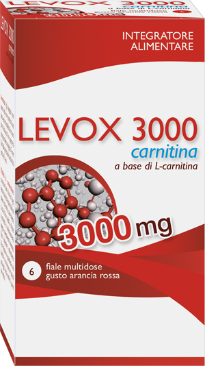 LEVOX 3000 CARNITINA 6 FLACONCINI DA 25 ML - Metafarm