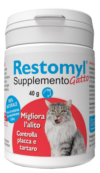 RESTOMYL SUPPLEMENTO GATTO FLACONCINO 40 G - Metafarm