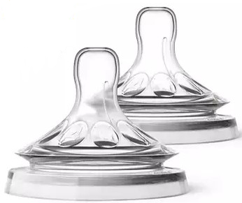 AVENT 2 TETTARELLE NATURAL FLUSSO ABBONDANTE 4 FORI - Metafarm