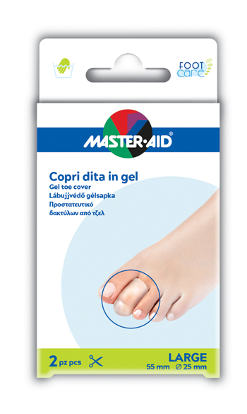 COPRI DITA MASTER-AID FOOTCARE IN GEL LARGE 2 PEZZI C2 - Metafarm