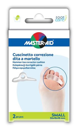CORRETTORE DITA A MARTELLO MASTER-AID FOOTCARE SMALL 2 PEZZI C12 - Metafarm