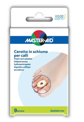 CEROTTO CALLI MASTER-AID FOOTCARE IN SCHIUMA PU 3 MM 9 PEZZI B9 - Metafarm