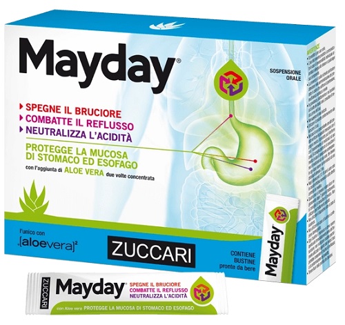 MAYDAY SOSPENSIONE PER USO ORALE ALLA MENTA 24 BUSTINE 10 ML - Metafarm