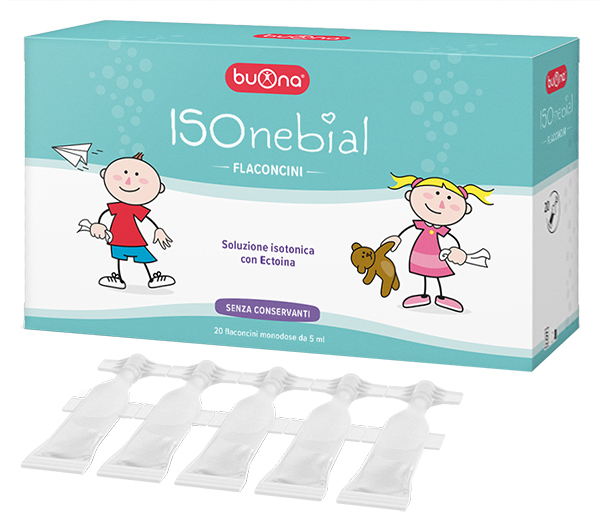 ISONEBIAL FLACONCINI SOLUZIONE ISOTONICA 0,9% CON AGGIUNTA DI ECTOINA 20X5 ML - Metafarm