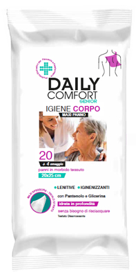 DAILY COMFORT SENIOR PANNI IGIENE CORPO 24 PEZZI - Metafarm