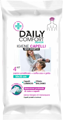 DAILY COMFORT SENIOR PANNI SHAMPOO 4 PEZZI - Metafarm