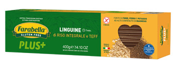 FARABELLA LINGUINE RISO INTEGRALE E TEFF 400 G - Metafarm