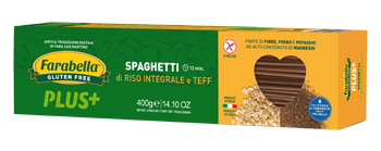 FARABELLA SPAGHETTI RISO INTEGRALE E TEFF 400 G - Metafarm
