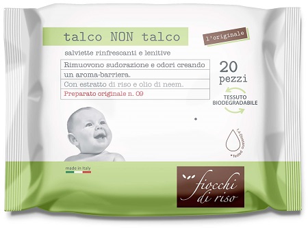 FIOCCHI DI RISO SALVIETTE TALCO NON TALCO - Metafarm