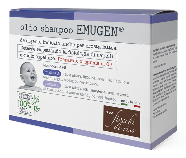 FIOCCHI DI RISO EMUGEN OLIO SHAMPOO ULTRADELICATO 45 ML - Metafarm