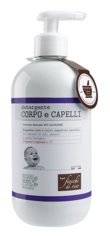 FIOCCHI DI RISO DETERGENTE CAPELLI E CORPO 400 ML - Metafarm