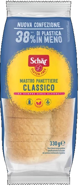 SCHAR CLASSICO DEL MASTRO PANETTIERE PANE BIANCO SENZA LATTOSIO 330 G - Metafarm