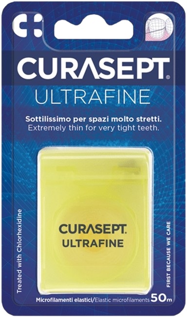 CURASEPT ULTRAFINE FILO INTERDENTALE NON CERATO CLOREXIDINA - Metafarm