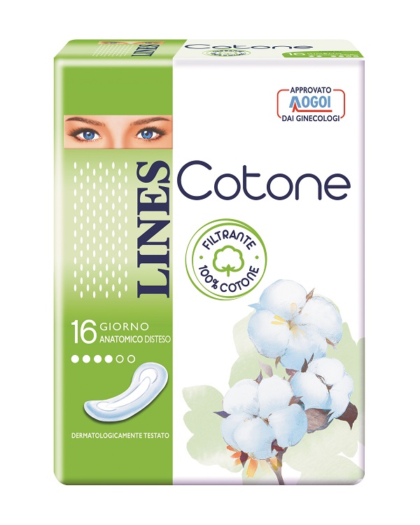LINES COTONE NON ULTRA ANATOMICI DISTESI 16 PEZZI - Metafarm
