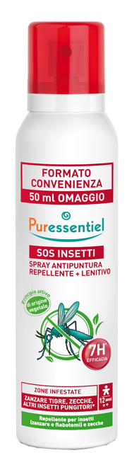 PURESSENTIEL SPRAY ANTIPUNTURA SOS INSETTI PMC 200 ML - Metafarm