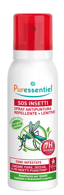 PURESSENTIEL SPRAY ANTIPUNTURA SOS INSETTI PMC 75 ML - Metafarm