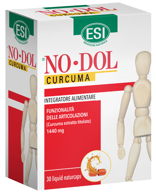ESI NO DOL CURCUMA 30 NATURCAPS LIQUID - Metafarm