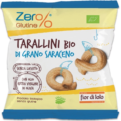 ZER% GLUTINE TARALLINI DI GRANO SARACENO 30 G - Metafarm