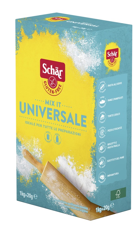 SCHAR MIX IT FARINA UNIVERSALE SENZA LATTOSIO 1 KG + 20 G - Metafarm