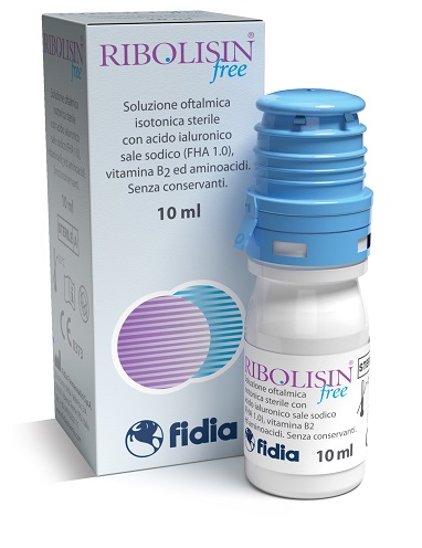 COLLIRIO SOLUZIONE OFTALMICA RIBOLISIN FREE 10 ML - Metafarm