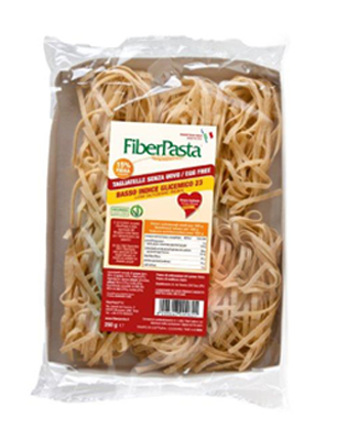 FIBERPASTA TAGLIATELLE SENZA UOVO BASSO CONTENUTO GLICEMICO  250 G - Metafarm