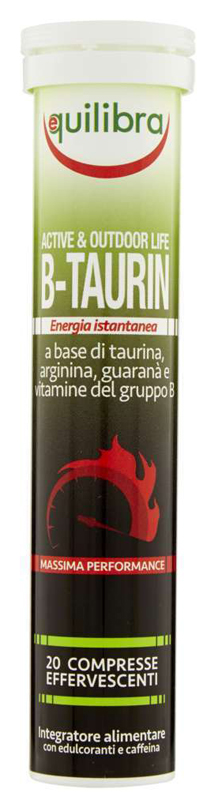 B TAURIN 20 COMPRESSE EFFERVESCENTI - Metafarm
