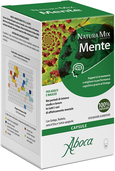 NATURA MIX ADVANCED MENTE 50 CAPSULE - Metafarm