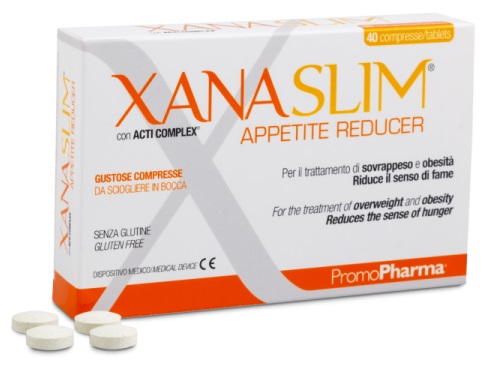 XANASLIM APPETITE REDUCER 40 COMPRESSE MASTICABILI - Metafarm