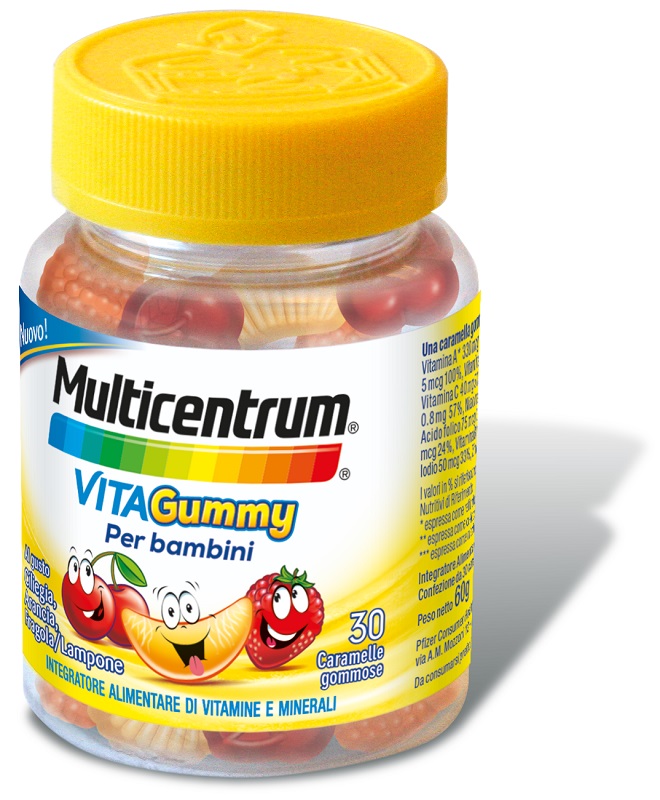 MULTICENTRUM VITAGUMMY 30 CARAMELLE GOMMOSE - Metafarm